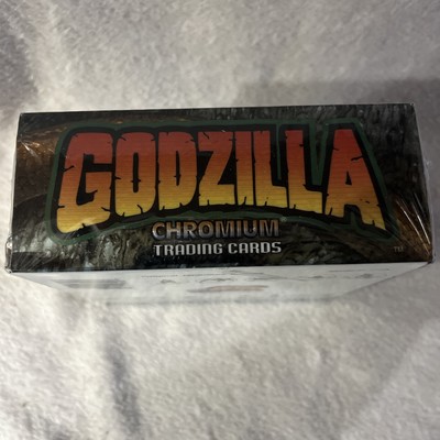 Unopened box of 1996 GODZILLA CHROMIUM Trading Cards Sealed Box JPP/Amada-image