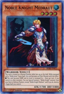 Noble Knight Medraut (BLRR-EN071) - Ultra Rare - 1st Edition-image