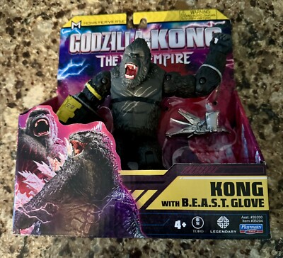 KONG w/ BEAST Glove 6” Figure Godzilla X Kong The New Empire 2024 Playmates-image
