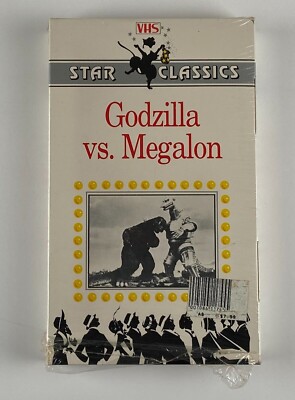 GODZILLA vs. MEGALON VHS Video Movie Star Classics 1985 Kaiju Monster New In Box-image