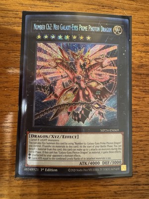 Number C62: Neo Galaxy-Eyes Prime Photon Dragon MP24-EN128 Prismatic Secret 1st-image