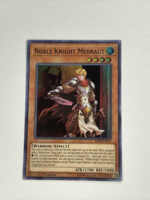 Yu Gi Oh Noble Knight Medraut (BLRR-EN071) 1st Edition (NM)-image