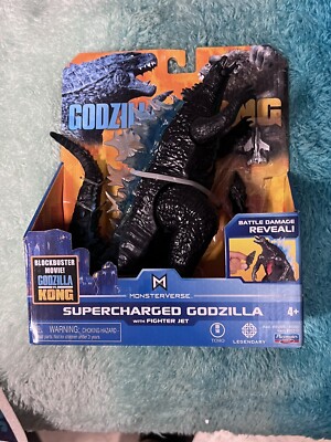 Godzilla VS Kong Monsterverse Supercharged Godzilla Figure Playmates 2021 New-image