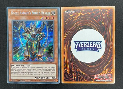 Yugioh Noble Knight's Shield-Bearer BROL-EN017 Secret Rare 1st Edition Near Mint-image