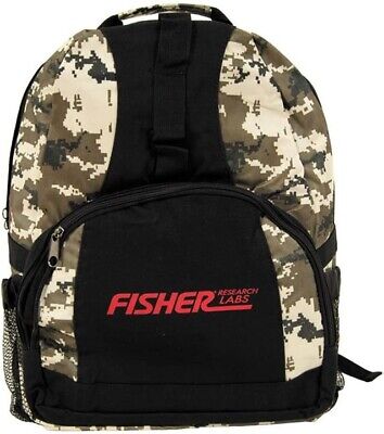 Fisher Metal Detector Digital Camo Style Backpack with Padded Straps **NEW**-image