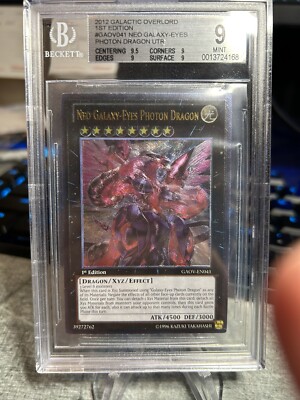 BGS 9 ERROR Neo Galaxy-Eyes Photon Dragon GAOV-EN041 1st Edition Ultimate-image