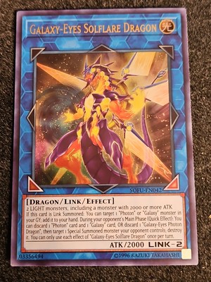 Galaxy-Eyes Solflare Dragon Ultra Rare SOFU-EN042 Yugioh NM-image