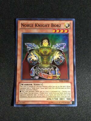 Yu-Gi-Oh! Noble Knight Borz SHSP-EN085 Unlimited Super Rare NM-image