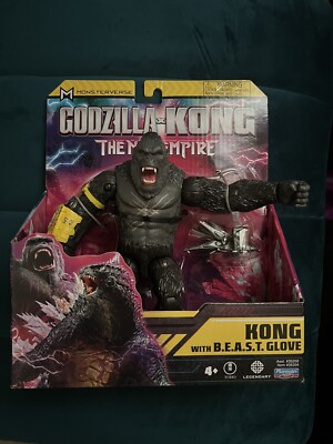 KONG w/ B.E.A.S.T. Glove 6” Figure Godzilla X Kong New Empire Playmates 2024-image