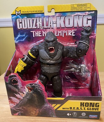 Godzilla X Kong The New Empire King Kong With B.E.A.S.T Glove Figure Toy 2024-image