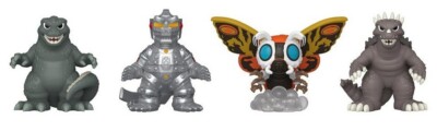 GODZILLA MINI FUNKO VINYL - ALL 4 FIGURES WITH 1/6 ODDS (OPEN BOX, SEALED BAG)-image