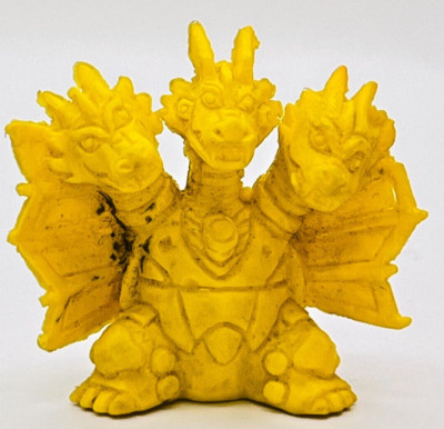 King Ghidorah Yellow7 Godzilla Eraser Monster Vintage Toei Mini Figure Japan-image