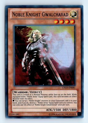 Yu-Gi-Uh Noble Knight Gwalchavad #LTGY-EN081 Lord of the Tachyon Galaxy tcg-image