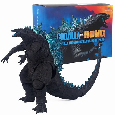 SHM 2021 Nuclear Godzilla KO Figure - 16CM Blue Atomic Breath PVC Toy For Gift-image