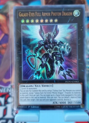 Galaxy-Eyes Full Armor Photon Dragon - DUPO-EN063 NM Holo 1st Edition-image
