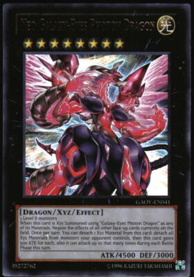 Yu-Gi-Oh! - Neo Galaxy-Eyes Photon Dragon 2012 GAOV-EN041 Ultra Rare Unlimited-image
