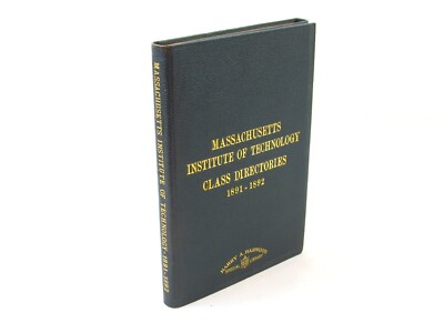 Massachusetts Institute of Technology 1891-1892 Class Directories + Info Leather-image