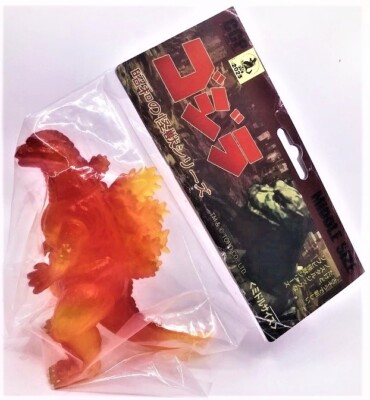 CCP MIDDLE SIZE CLEAR BURNING GODZILLA 1995 54th Series DESUGOJI USA SELLER! MIB-image