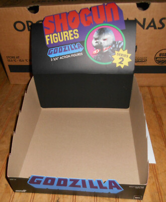 Shogun Godzilla ReAction Blind Box Figures Super7 Series 2 EMPTY Store Display-image