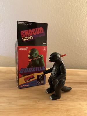 Super7 - ReAction Shogun Godzilla Blind Box - Shadow Godzilla With Original Box.-image