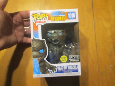 FUNKO POP GODZILLA VS KONG HEAT RAY GODZILLA 1018 GITD GLOW DARK FYE READ AS IS-image