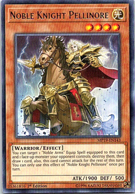 Noble Knight Pellinore MP19-EN143 Yu-Gi-Oh! Card Light Play 1st Edition-image