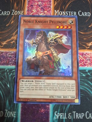 Yu-Gi-Oh! Noble Knight Pellinore CYHO-EN090 Super Rare 1st Edition Near Mint a1/-image