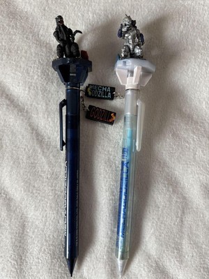 Godzilla vs Mechagodzilla Mechanical Pencil Set with Figure Collectible Used-image