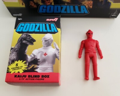 Super 7 ReAction - Godzilla Kaiju Blind Box - FIREFIGHTER JET JAGUAR - Target-image