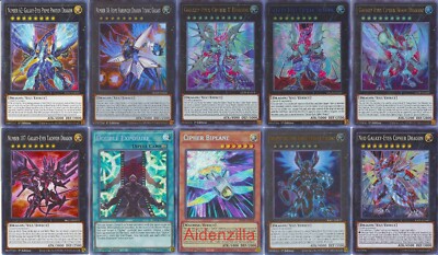 Yugioh Galaxy-Eyes Cipher Dragon Deck - X Neo Blade Wing Raptor Kite Tenjo-image