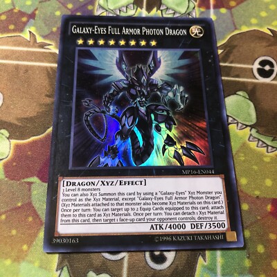 Galaxy-Eyes Full Armor Photon Dragon MP16-EN044 Super Rare Yugioh! Holo Foil Nic-image