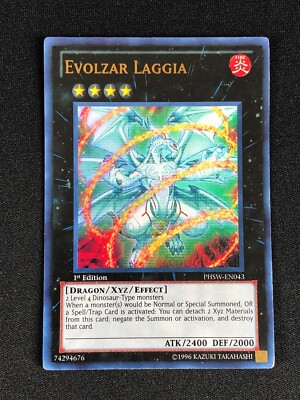 YUGIOH EVOLZAR LAGGIA PHSW-EN043 1ST ULTRA-image