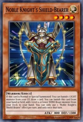 Noble Knight's ShieldBearer - BROL-EN017 Secret Rare | Yu-Gi-Oh! Card-image