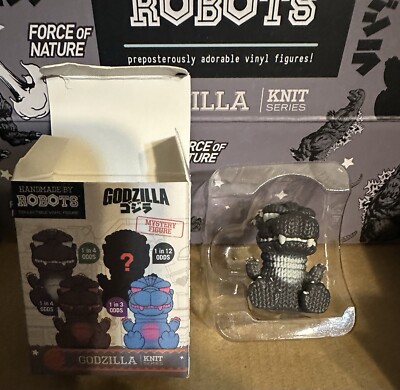 Handmade by Robots Godzilla Knits Blind Box White Eyes Mini-image
