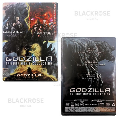 Anime DVD GODZILLA Trilogy Movie Collection English Dubbed All Region-image