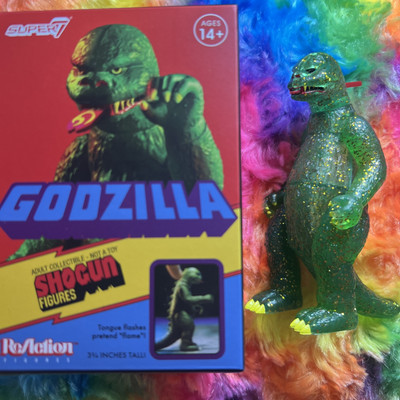 Super7 ReAction Shogun Godzilla Blind Box - X-Ray Glitter-image