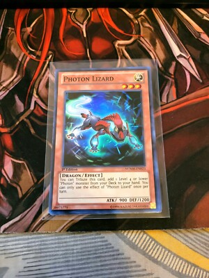 YUGIOH TCG PHOTON LIZARD NUMH-EN023 SUPER 1ST EDITION-image
