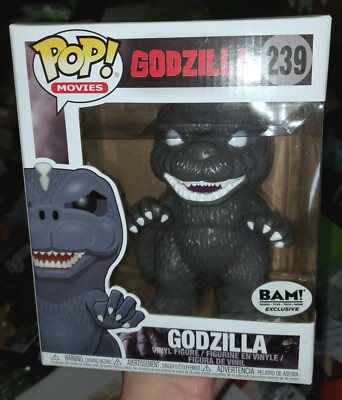 Funko Pop! Movies Godzilla #239 BAM! Exclusive Godzilla with Protector-image