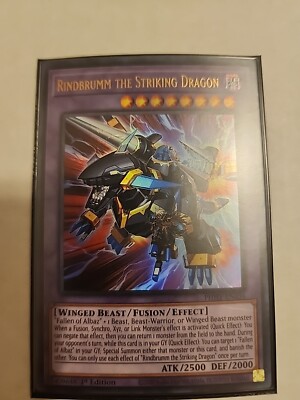 Rindbrumm the Striking Dragon PHHY-EN034 Photon Hypernova 1st Edition-image
