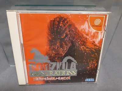 SEGA DREAMCAST GODZILLA GENERATIONS Japanese VERSION HDR-0004 Boxed-image